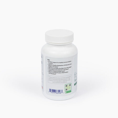 Back of Folium Immuno bottle showing uses for immune support