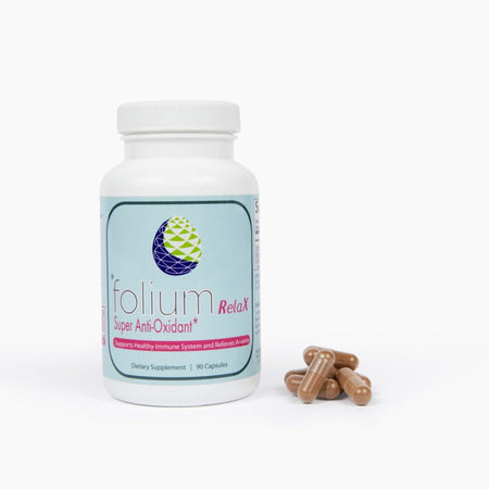 Folium RelaX bottle for sleep support and relaxation